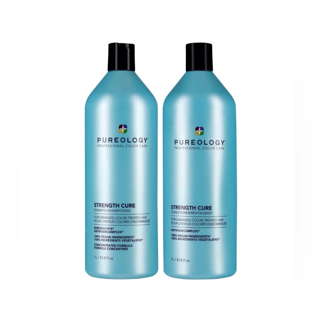 Pureology Strength Cure Shampoo & Conditioner Liters ⚠️BRAND NEW FAST SHIP⚠️